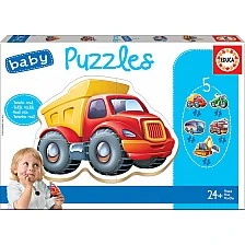Vehicles - puzzle over 2 years old.