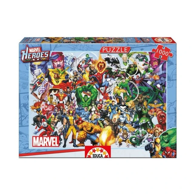 Marvel Heroes collage - puzzle 1000 pieces
