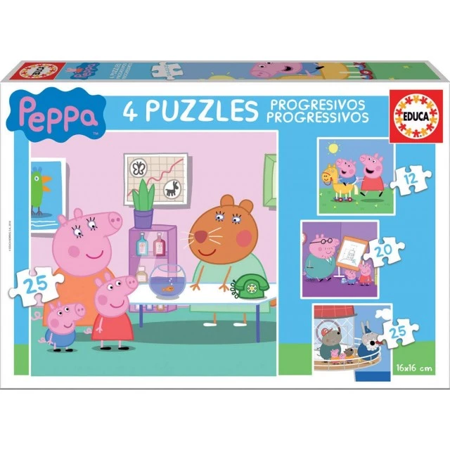 Children’s puzzle Peppa Pig 12-16-20-25 pieces