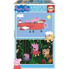 Peppa Pig - puzzle 2x16 pieces