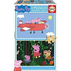 Peppa Pig - puzzle 2x16 pieces