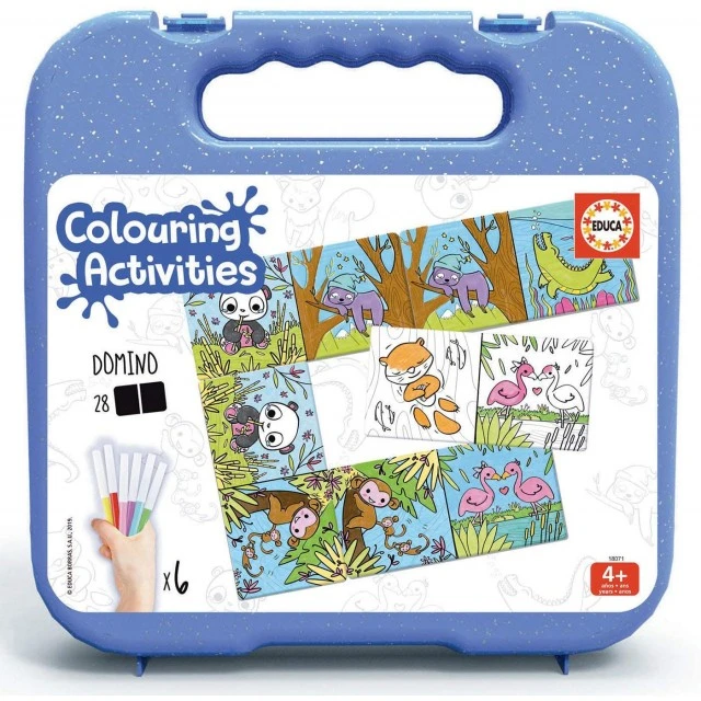 Underwater life - coloring puzzle 50 pieces