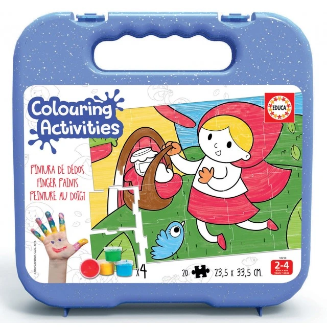 Little Red Riding Hood - 20-piece coloring puzzle