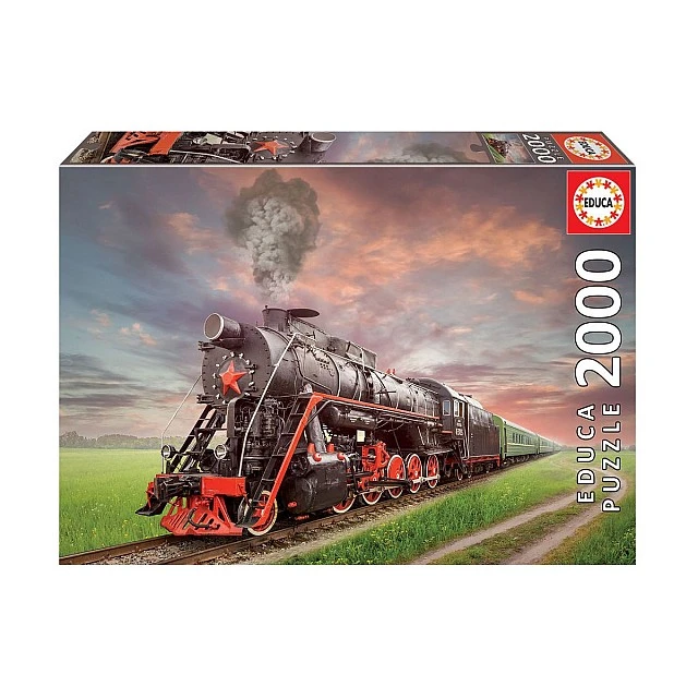 Съветски влак – пъзел 2000 части