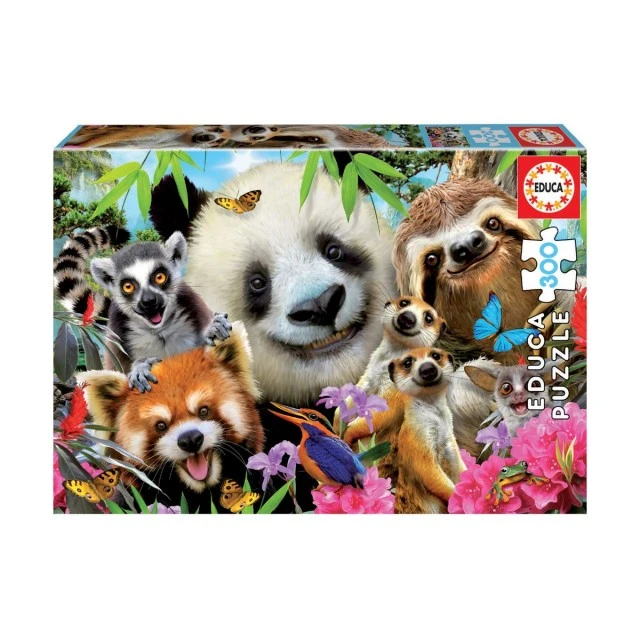 Animal selfie puzzle 300 pieces