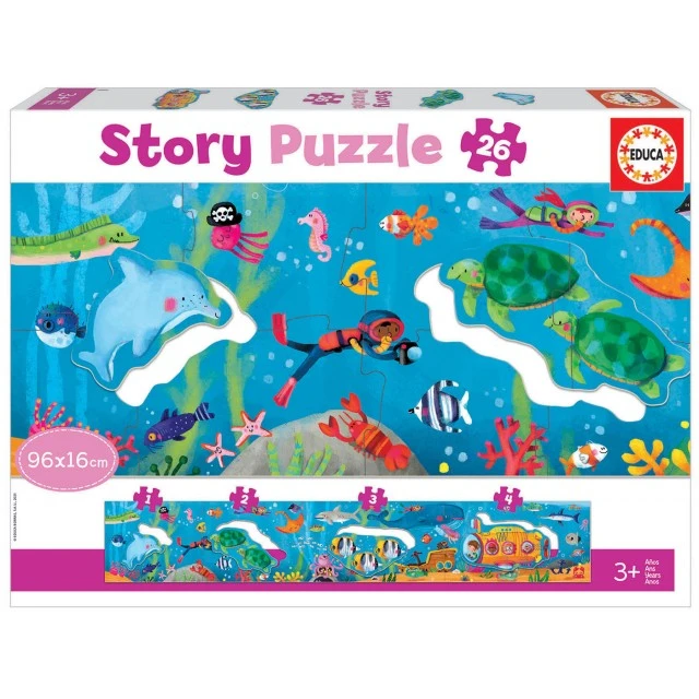 Underwater world panoramic - 26 parts