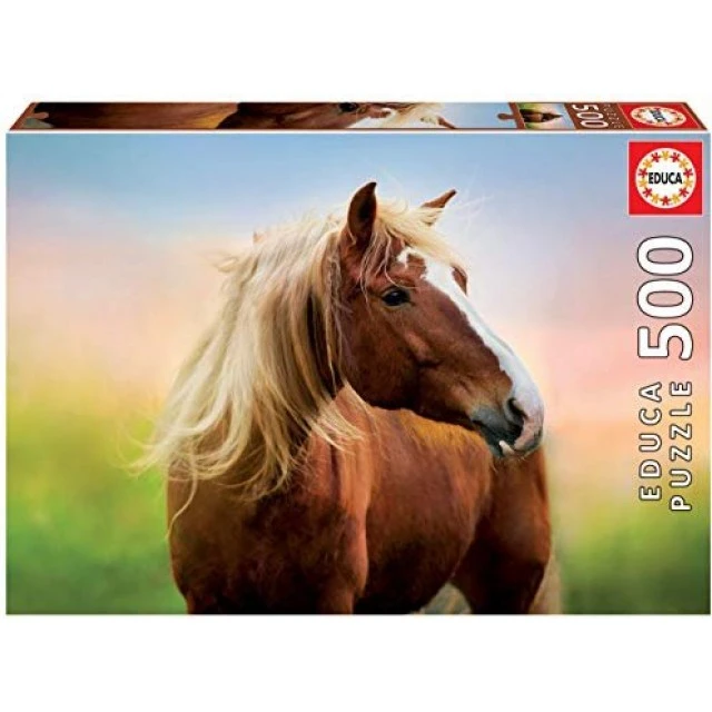 Horse at sunrise - 500 piece puzzle