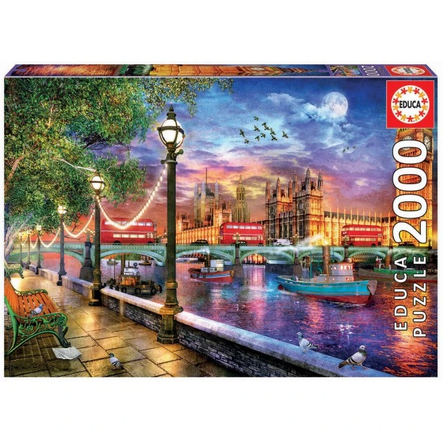 Sunset in London - Dominic Davison - 2000 piece puzzle