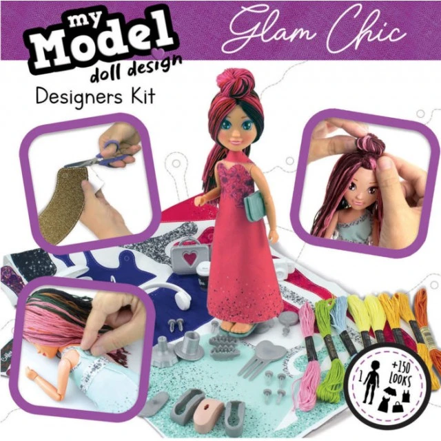 My model doll design - Glam chic