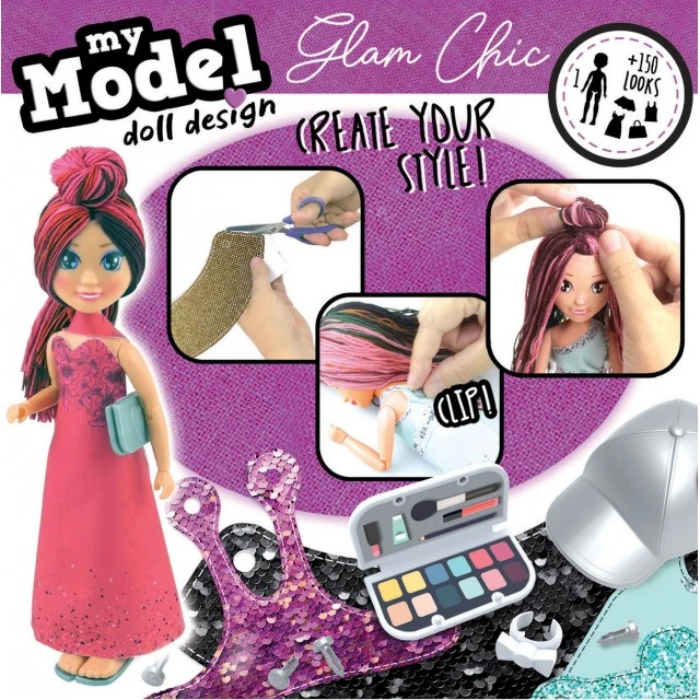 My model doll design - Glam chic