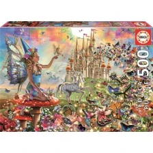 Fairy and butterflies - puzzle 500 pieces