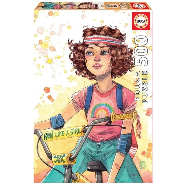 Run Like a Girl by Esther Gili puzzle 500 pieces