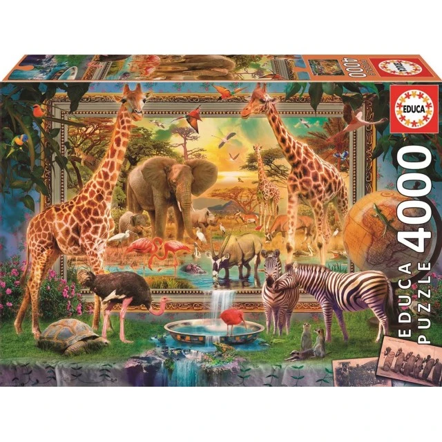 Savannah comes to life - 4000 piece puzzle