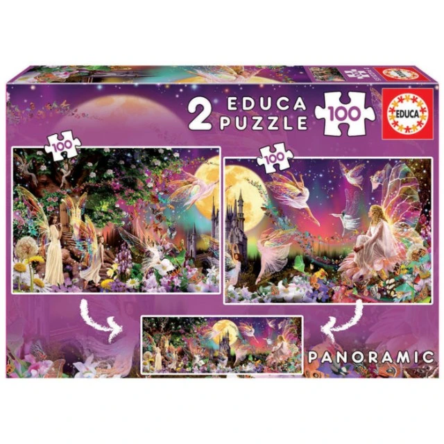 Fairy tale triptych - puzzle 2x100 pieces
