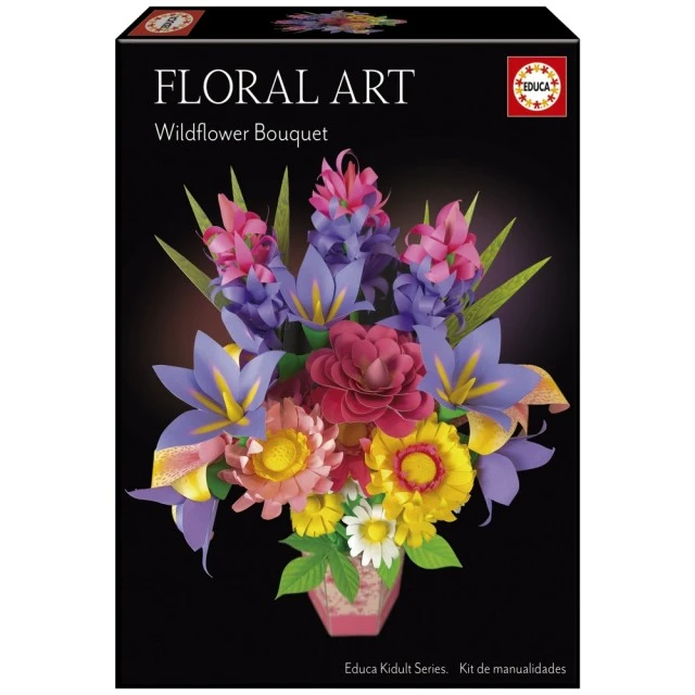 3D Puzzle, Educa, Floral Art, Bouquet of Wildflowers