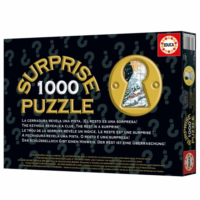 Surprise puzzle, Educa, Antique Christmas, 1000 pieces
