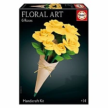 3D Puzzle, Educa, Floral Art, Yellow Roses