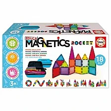 Магнитен конструктор, Educa, В калъфче, 18 части