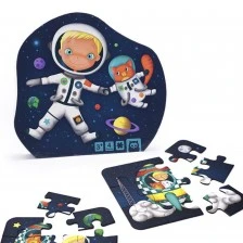 Progressive puzzle 6-9-12-16 pieces - Space