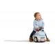 Childrens truck without pedals, opening seat and steering wheel with horn - ambulance