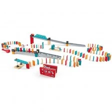 Domino wooden game set, Factory, 122 pieces