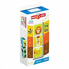 Magicube Magnetic Building Set, Savannah Animals 109, 3 parts