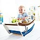 Childrens wooden swing boat