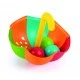 Bath toy – Multicolored umbrella with balls