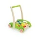 Wooden toy for walking and construction 2 in 1