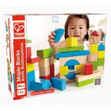 Set of wooden cubes 50 pcs