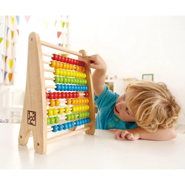 Wooden abacus - Rainbow