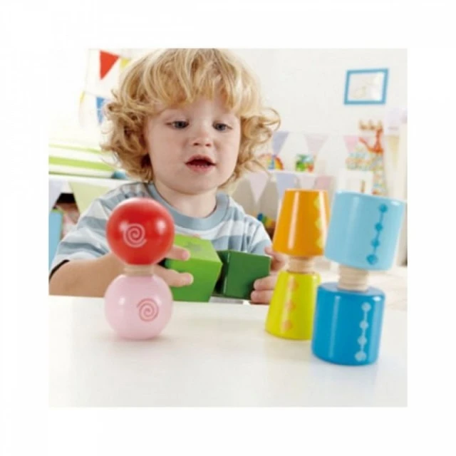 Wooden stacking toy