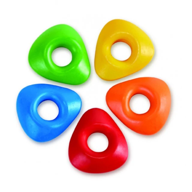Colored crayons