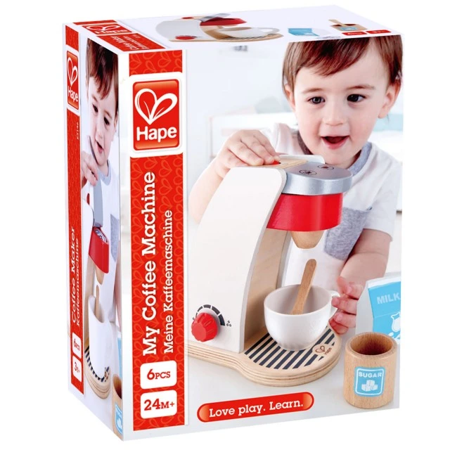 Wooden coffee machine