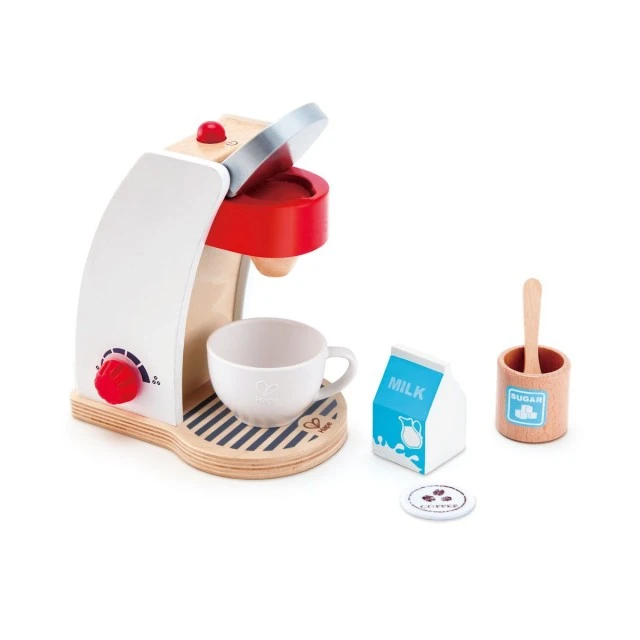 Wooden coffee machine