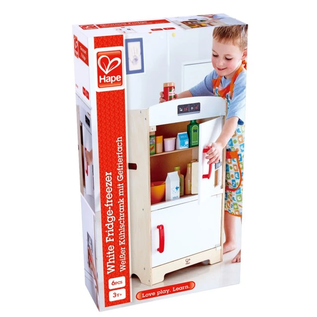 Wooden fridge and freezer