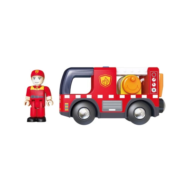 Fire truck with siren