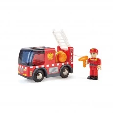 Fire truck with siren