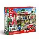 Railway set, Hape, Multi-storey city railway set, 58 pieces