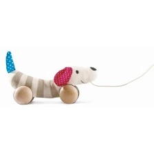 Hugo puppy pull toy, 30 x 14 cm
