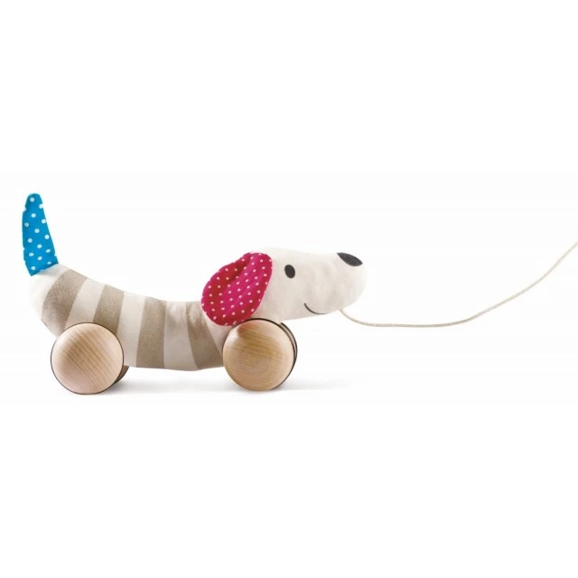 Hugo puppy pull toy, 30 x 14 cm