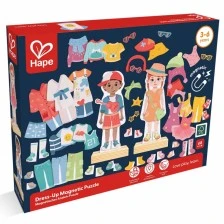 Образователен магнитен пъзел, Hape, Мода, 62 части