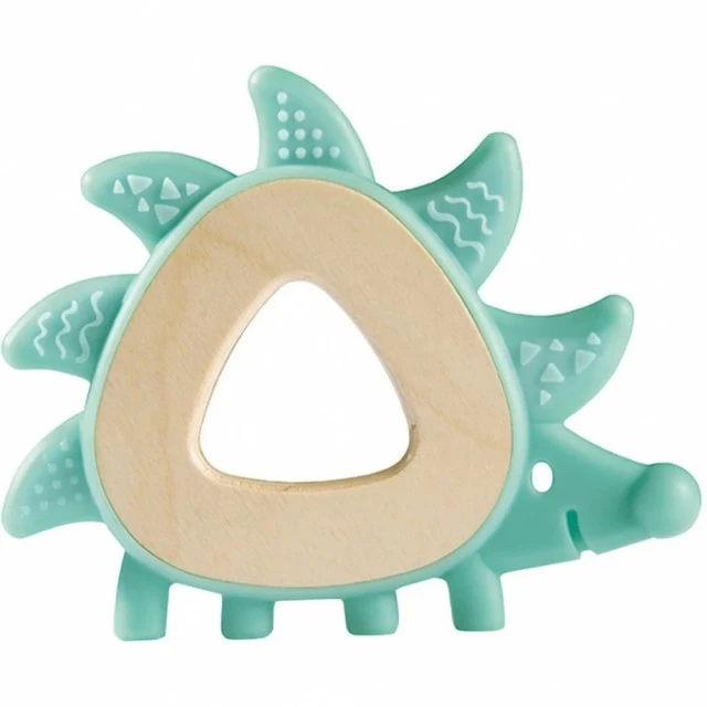 Wooden teether Hedgehog, 15 x 12 x 1 cm