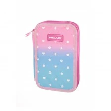 Двоен несесер Head AC2 Pastel Love сребърен ефект, без аксесоари