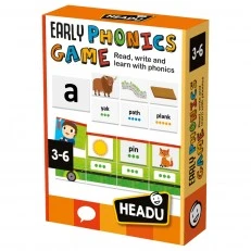 Образователен комплект, Headu, Montessori, Начална фонетична игра, 47 части