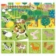 Puzzle set 8 pcs. - A farm