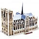 Пъзел Катедралата Нотр Дам Париж 3D, 39 части