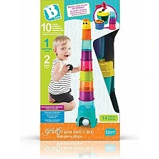 Baby toy, Infantino, B Kids, Stacking cups, Giraffe