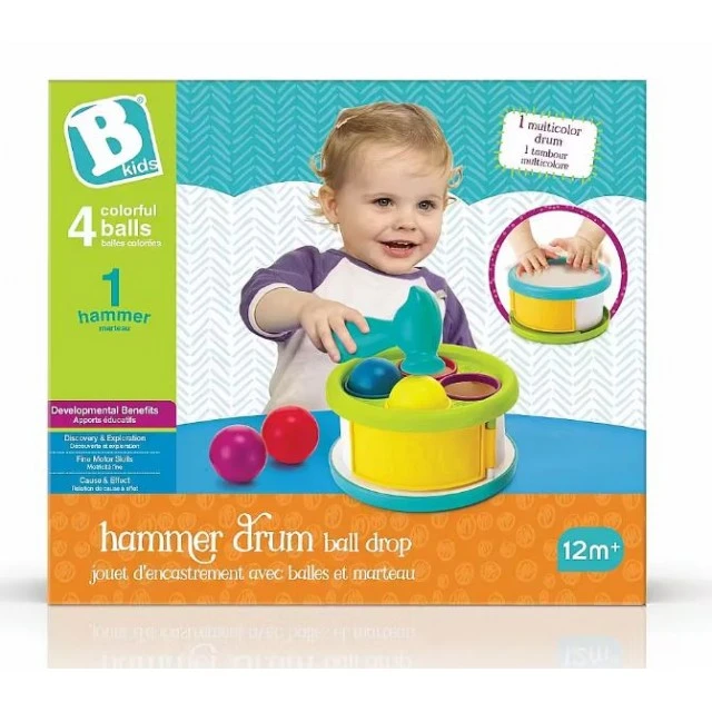 Бебешка занимателна игра, Infantino, B Kids, Чук и топки