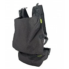 Ergonomic baby carrier, Infantino, 2 in 1, Dark gray, from 5.4 to 18 kg.